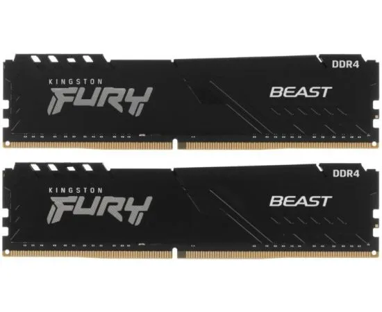 Оперативная память Kingston 2x8Gb DDR4-3200MHz Fury Beast Black (KF432C16BBK2/16WP)