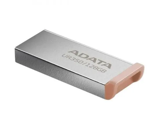 USB Flash-накопитель 128Gb USB 3.2 (ADATA, UR350), серебристый/бежевый (UR350-128G-RSR/BG), Цвет: Серебристый/Бежевый, фото 2