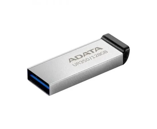 USB Flash-накопитель 128Gb USB 3.2 (ADATA, UR350), серебристый/черный (UR350-128G-RSR/BK), Цвет: Серебристый/Чёрный