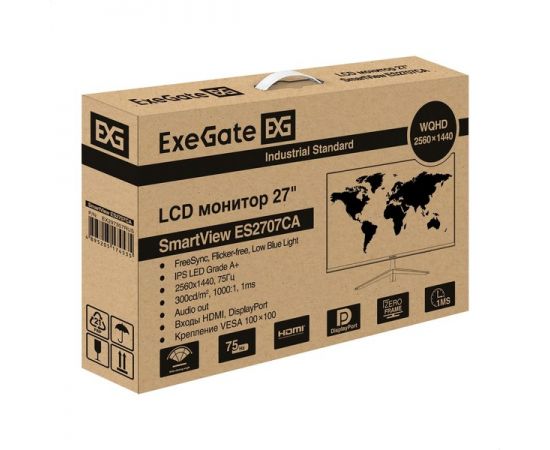 Монитор 27" ExeGate SmartView ES2707CA (EX297307RUS), фото 5