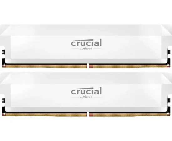 Оперативная память Crucial 2x32Gb DDR5-6400MHz Pro Gaming White (CP2K32G64C40U5W)