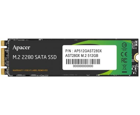 Накопитель SSD M.2 512Gb Apacer AST280X (AP512GAST280X-1)