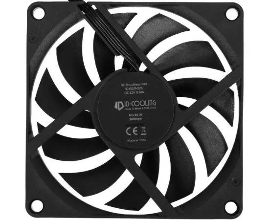 Кулер для корпуса ID-COOLING NO-8010-PWM 80x80x10, 4 pin, фото 4