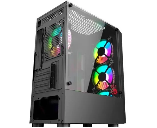 Корпус Bloody BD-CC102F Black, без БП (BD-CC102F-BK)