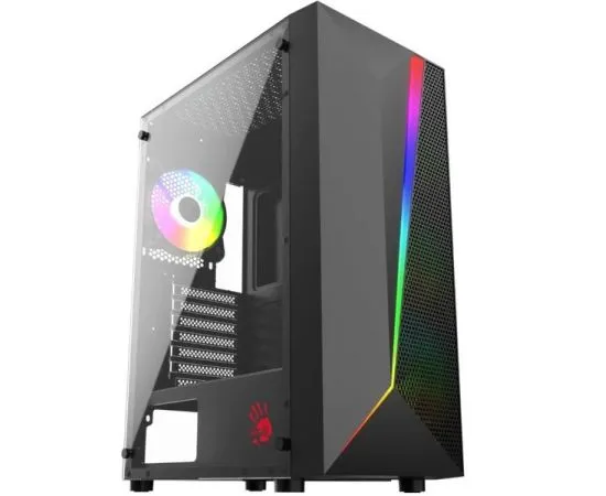 Корпус Bloody BD-CC106F Black, без БП (BD-CC106F-BK)