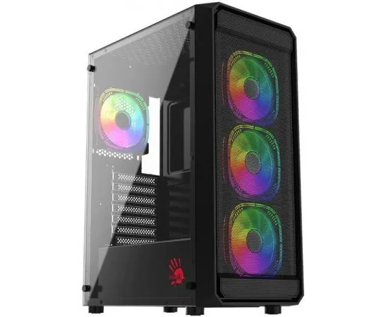 Корпус Bloody BD-CC114F Black, без БП (BD-CC114F-BK)