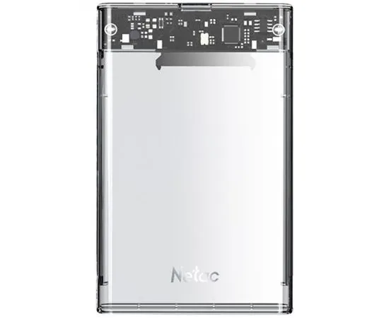Карман для винчестера SATA 2.5" -> USB3.0 Type-C (Netac WH11) прозрачный (NT07WH11-30CC), фото 3