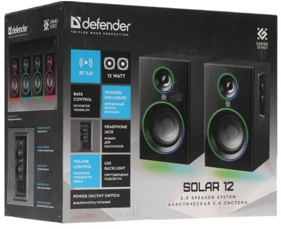 Акустика Defender Solar 12 BT (65712), фото 4