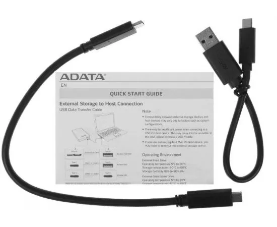 Внешний SSD USB 3.2 Gen 2 1Tb ADATA SE880 (AELI-SE880-1TCGY), фото 3
