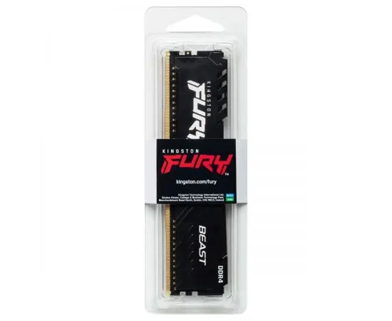Оперативная память Kingston 16Gb DDR4-3200MHz Fury Beast Black (KF432C16BB1/16WP), фото 3