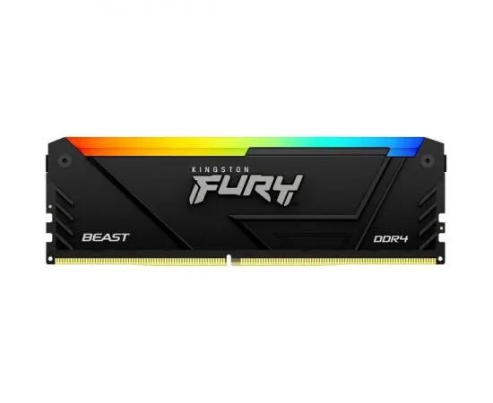 Оперативная память Kingston 16Gb DDR4-3200MHz Fury Beast RGB (KF432C16BB12A/16), фото 2