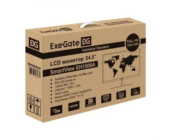 Монитор 24.5" ExeGate SmartView EH1500A (EX297308RUS), фото 4
