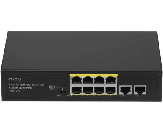 Коммутатор Cudy FS1010PG (PoE), фото 2