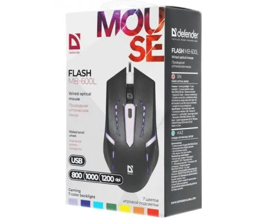 Мышь Defender Flash MB-600L (52600), фото 5