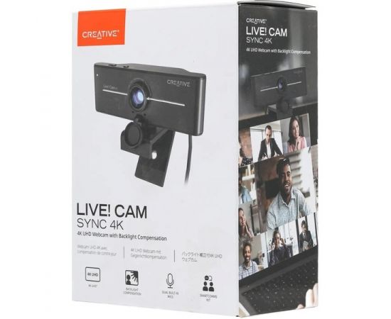 Web камера Creative Live! Cam 4K, черный (73VF099000000), фото 4